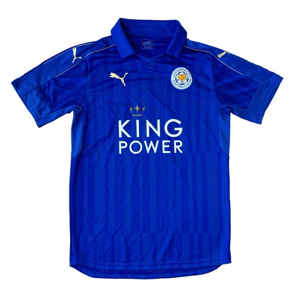 Puma Other - 2016-17 Leicester City Home Puma Soccer Jersey Premier League Home Kit Vintage M